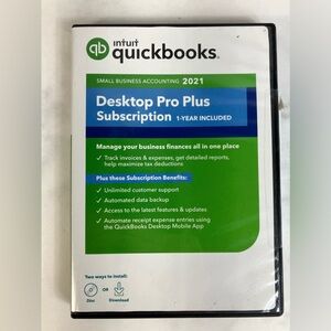 Quickbooks Desktop Pro Plus 2021 Disc (Expired Subscription) with key